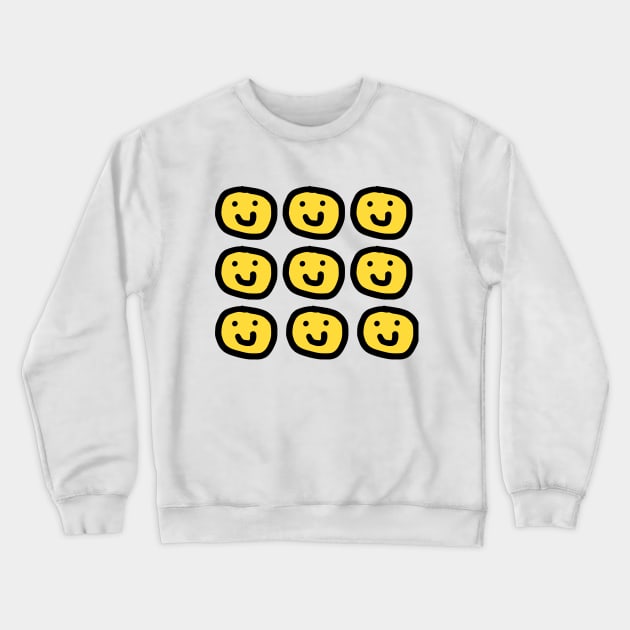 Emoji art Crewneck Sweatshirt by NomiCrafts